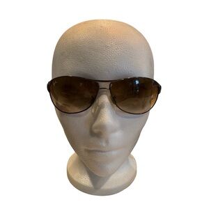 Ray-Ban Warrior Aviator Sunglasses with Brown Lenses